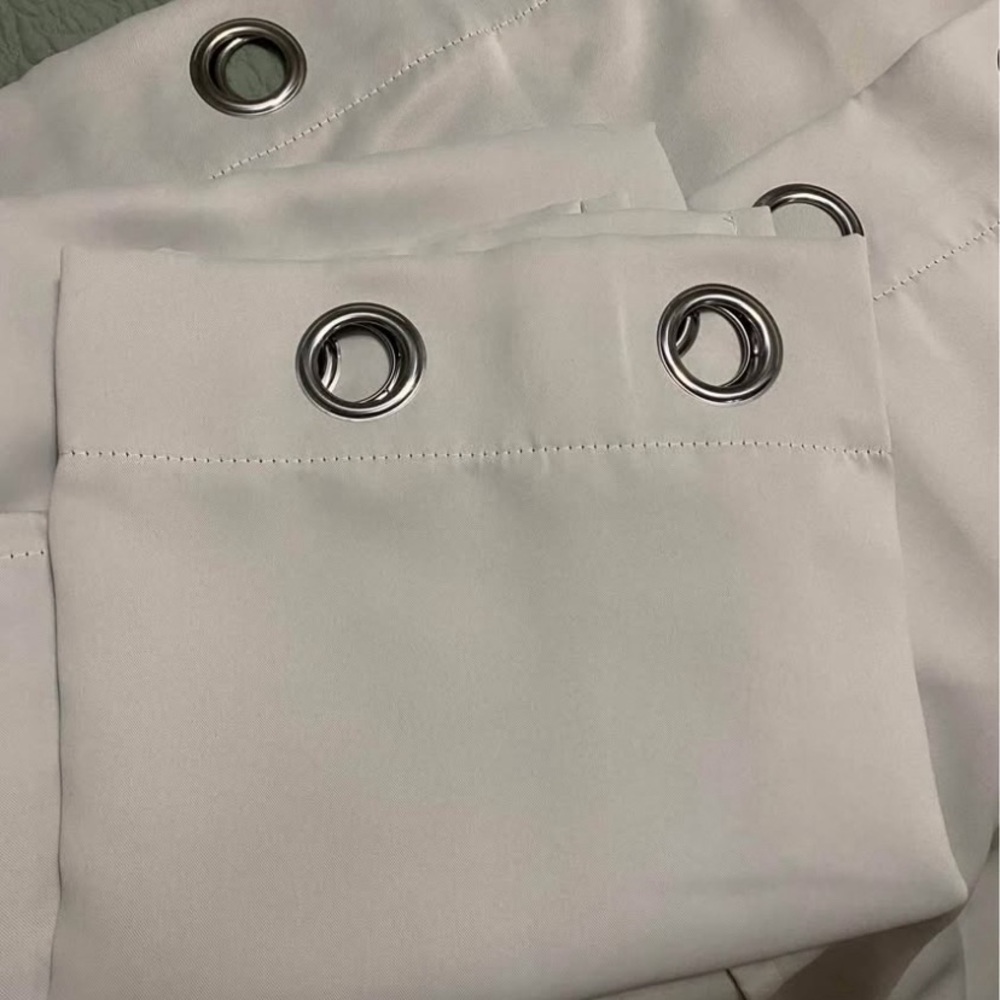 Light grey black out curtains